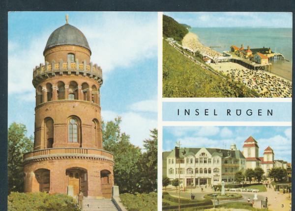 Bergen-Ernst-Moritz-Arndt-Turm, Sellin-Seebrücke, Binz -Promenade - Kopie